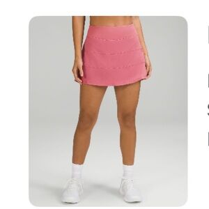 Lululemon Pace Rival Skirt Long Rare Briar Rose